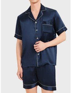  Pyjama en soie pour hommes (shortama)