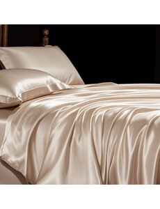  Housse de couette en soie 22mm Champagne