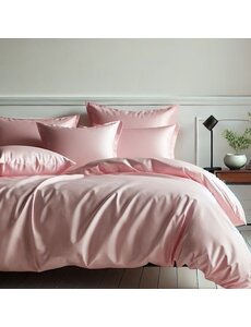  Zijden dekbedovertrek 19mm roze