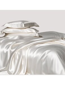  Housse de couette en soie 19mm blanc ivoire