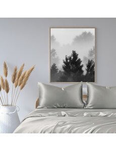  Housse de couette en soie 22mm  argent