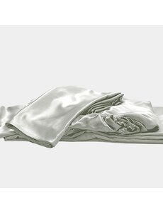  Sábana ajustable de seda 22mm plata