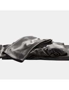  Silk fitted sheet 22mm Sonic gray