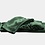 Silk fitted sheet 19momme forest green