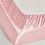 Drap housse en soie 19momme rose