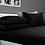 Drap housse en soie 22momme noir