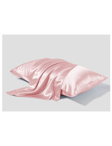  Funda de almohada de seda 19mm  rosa