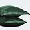 Funda de almohada de seda 19momme bosque verde