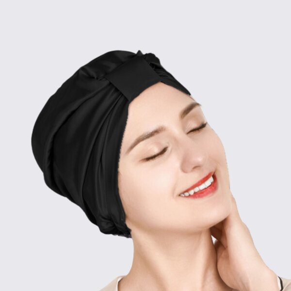 Silk sleep cap (Turban)  - 100% silk