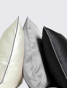  Taie d'oreiller en soie pour coussin décoratif