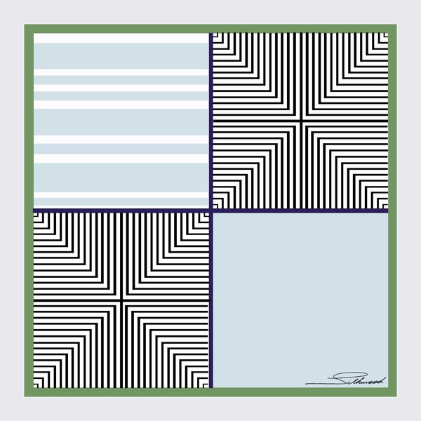 Silk scarf, 100% silk