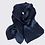 Plain silk scarf 100% silk