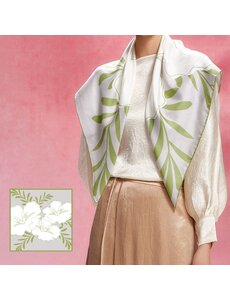  Foulard en soie floral