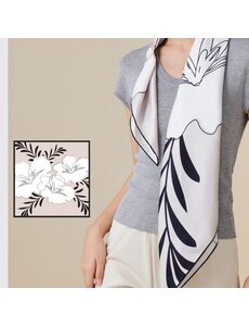 Silk scarf floral