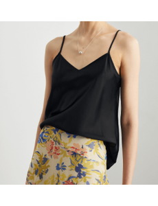  Camisola de seda con tirantes ajustables