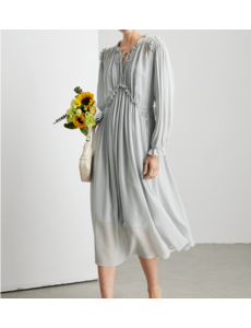  Robe femme en mousseline de soie - 1