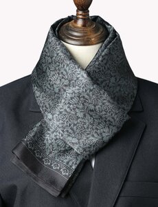  Men’s Double-Layer Silk Scarf