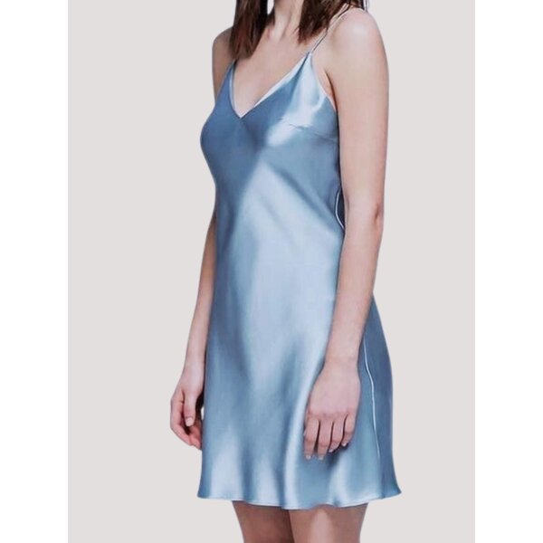 Camisón de seda con doble tira