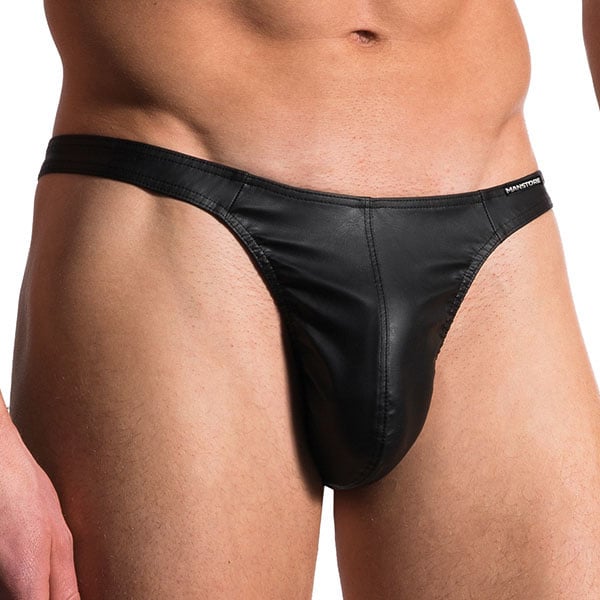 Manstore M104 Tower String Zwart Wow Underwear