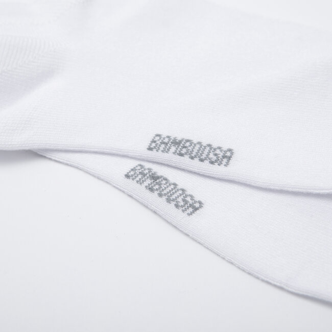Bamboosa Jordan Bamboe Sneakersokken - Wit
