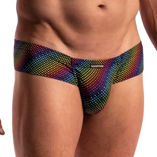 Manstore M2278 Rainbow cheeky brief