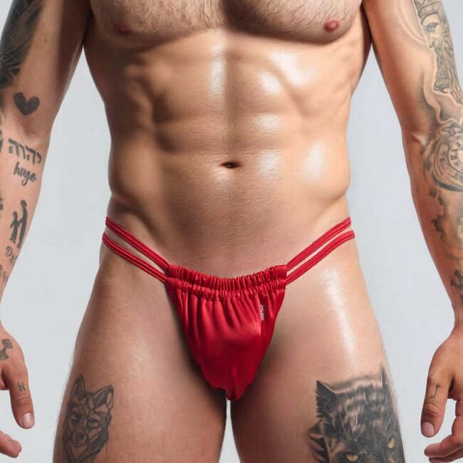 Sexyboy herenstring red