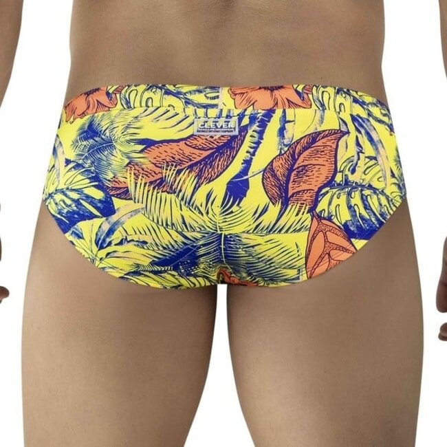 Clever tropic zwemslip yellow