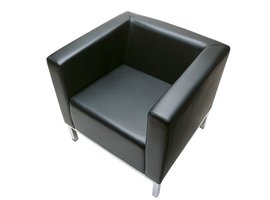 Polo fauteuil in leder