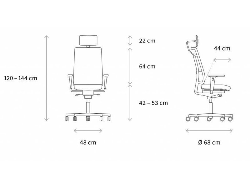 W7 light fauteuil bureau projet ergonomique