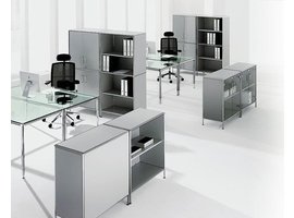 Bosse S-Linebureau en verre de 180 - 200cm S-Linebureau en verre de 180 - 200cm