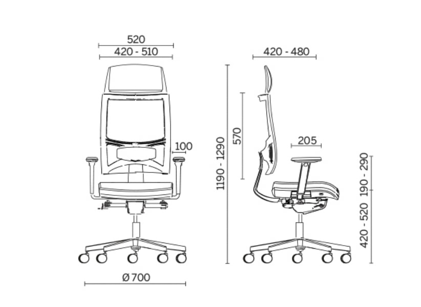 Sitland Team strike chaise de bureau  avec appuie tête