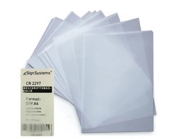 Sign Systems Clear plaque de porte - verre 10h x 10l x 2,4p cm Clear plaque de porte - verre 10h x 10l x 2,4p cm
