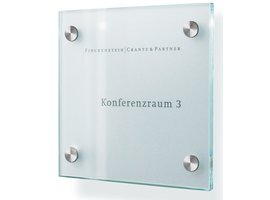 Sign Systems Cristallo deurbordje - 15h x 15b x 2,8d cm Cristallo deurbordje - 15h x 15b x 2,8d cm