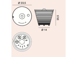 Multipot lampe