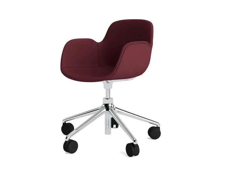 Form Fauteuil pivotant en cuir