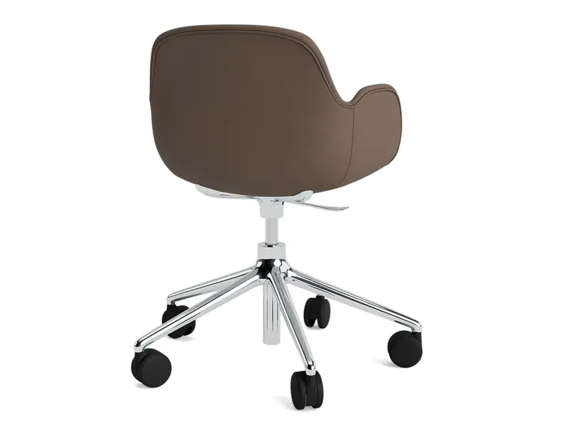 Form Fauteuil pivotant en cuir