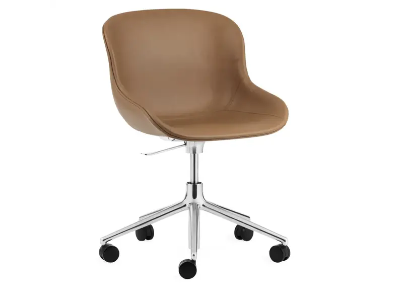 Hyg Fauteuil pivotant en cuir