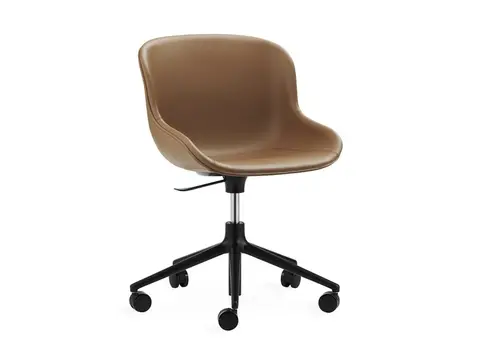 Hyg Fauteuil pivotant en cuir