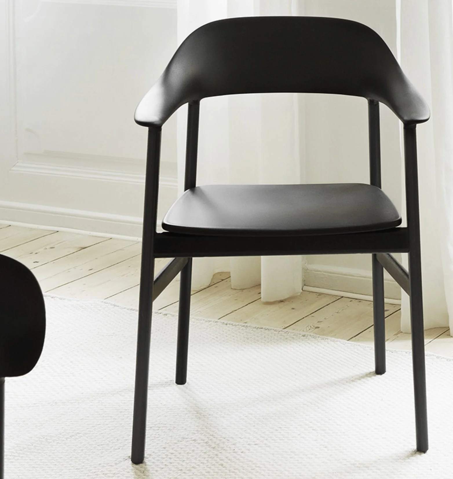 Normann Copenhagen Herit chair - armchair  black