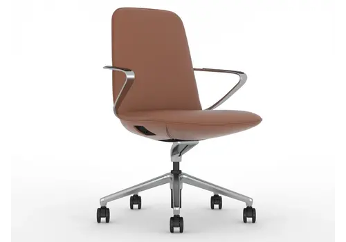 Amola Fauteuil de bureau/réunion en cuir