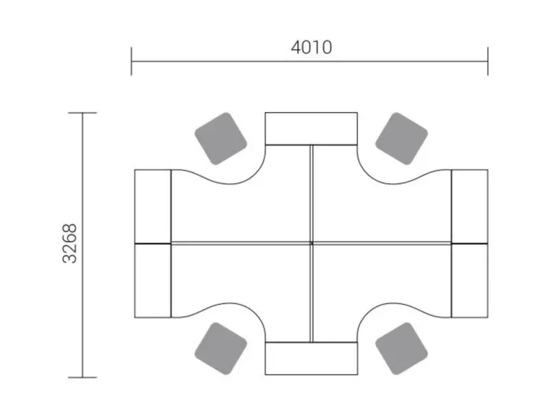 Ogi V bureau d'angle