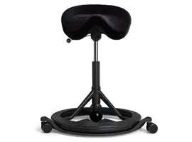 Smart tabouret selle assis-debout avec roulettes