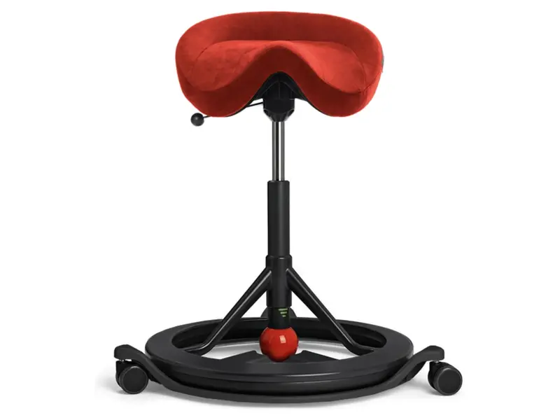 Smart tabouret selle assis-debout avec roulettes