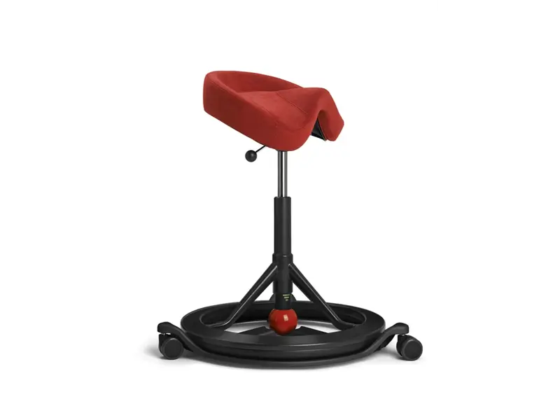 Smart tabouret selle assis-debout avec roulettes