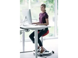 Smart tabouret selle assis-debout avec roulettes