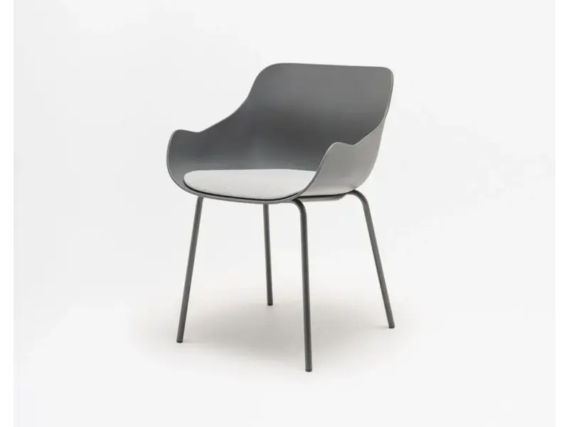 Baltic basic chaise design avec coussin
