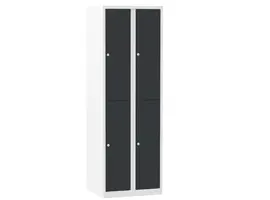 Premium armoire vestiaires métallique 2 colonne/2 portes