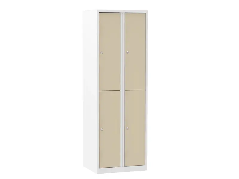 Premium armoire vestiaires métallique 2 colonne/2 portes