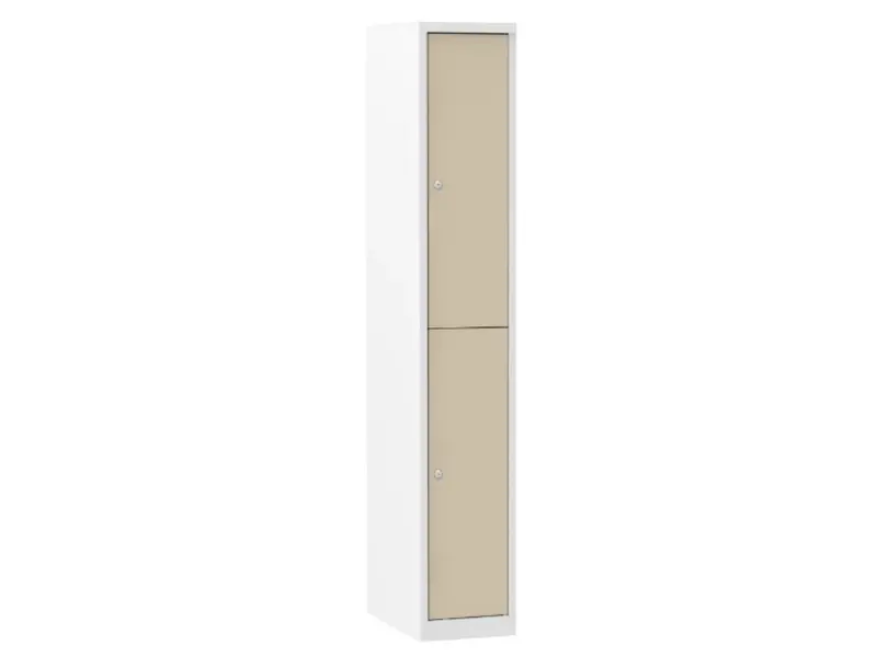 Premium armoire vestiaires métal 1 colonne - 2 portes