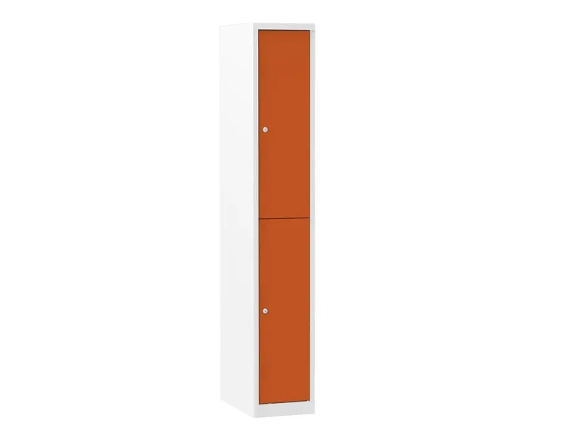 Premium armoire vestiaires métal 1 colonne - 2 portes